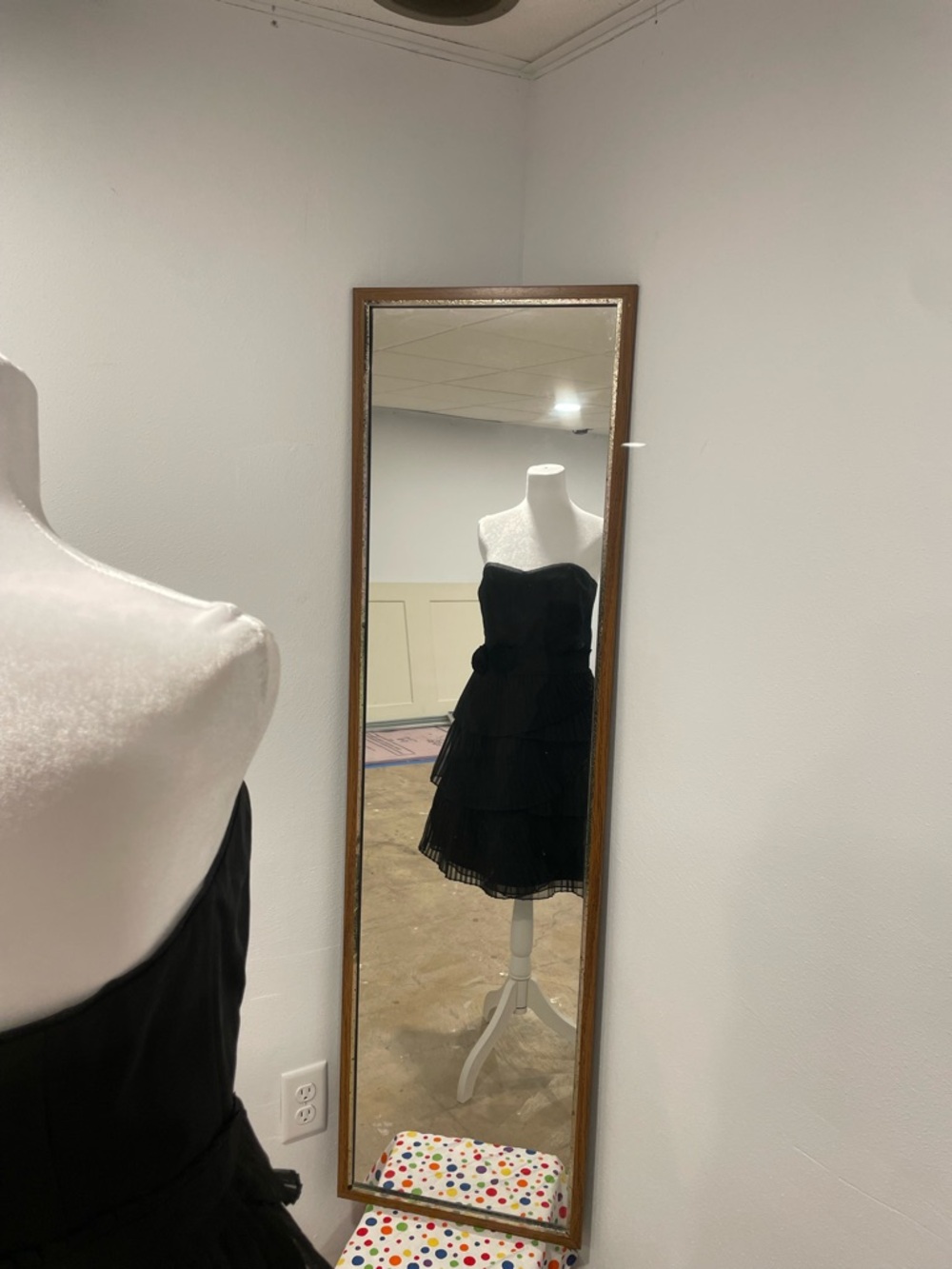 White House Black Market Black Silk Dress